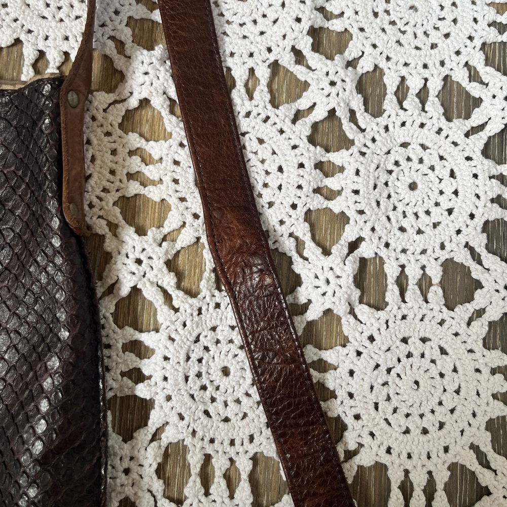 B.May Python Crossbody Messenger Bag - Picture 10 of 12